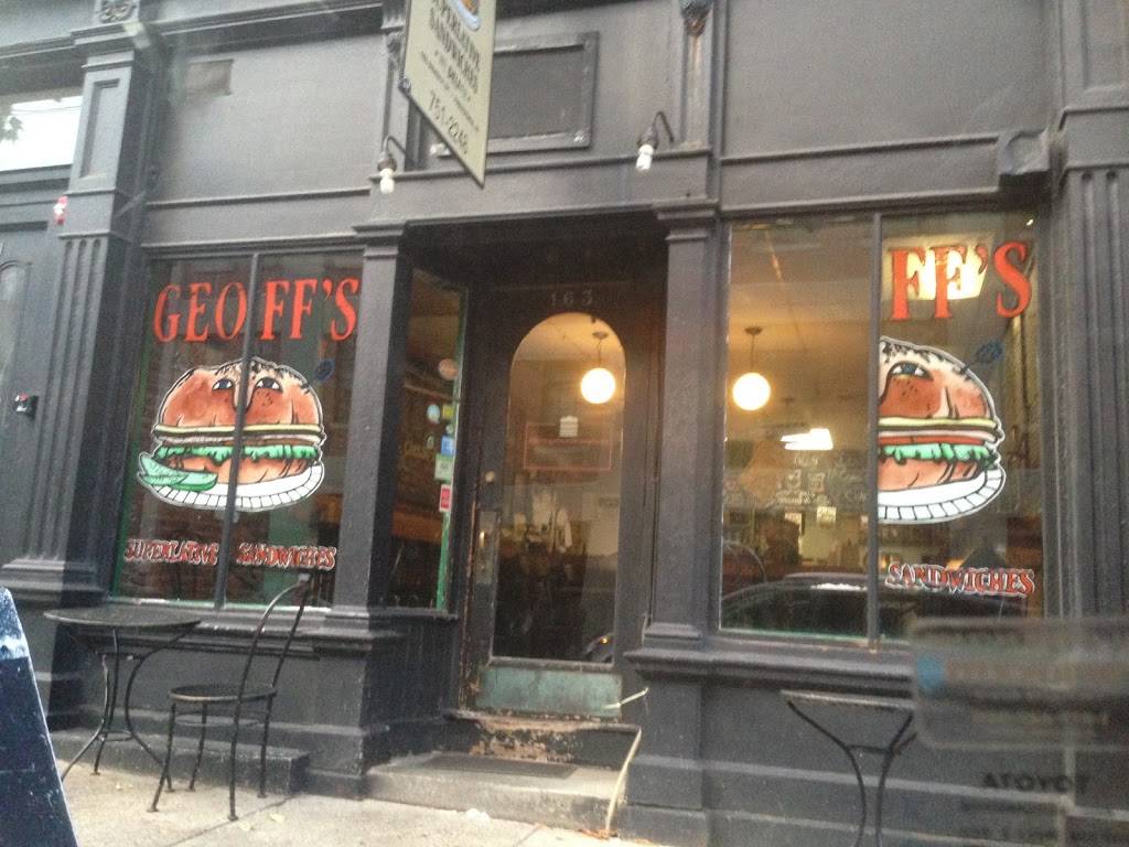 Geoffs Superlative Sandwiches | restaurant | 401 S Main St, Providence, RI 02903, USA | 4017512248 OR +1 401-751-2248