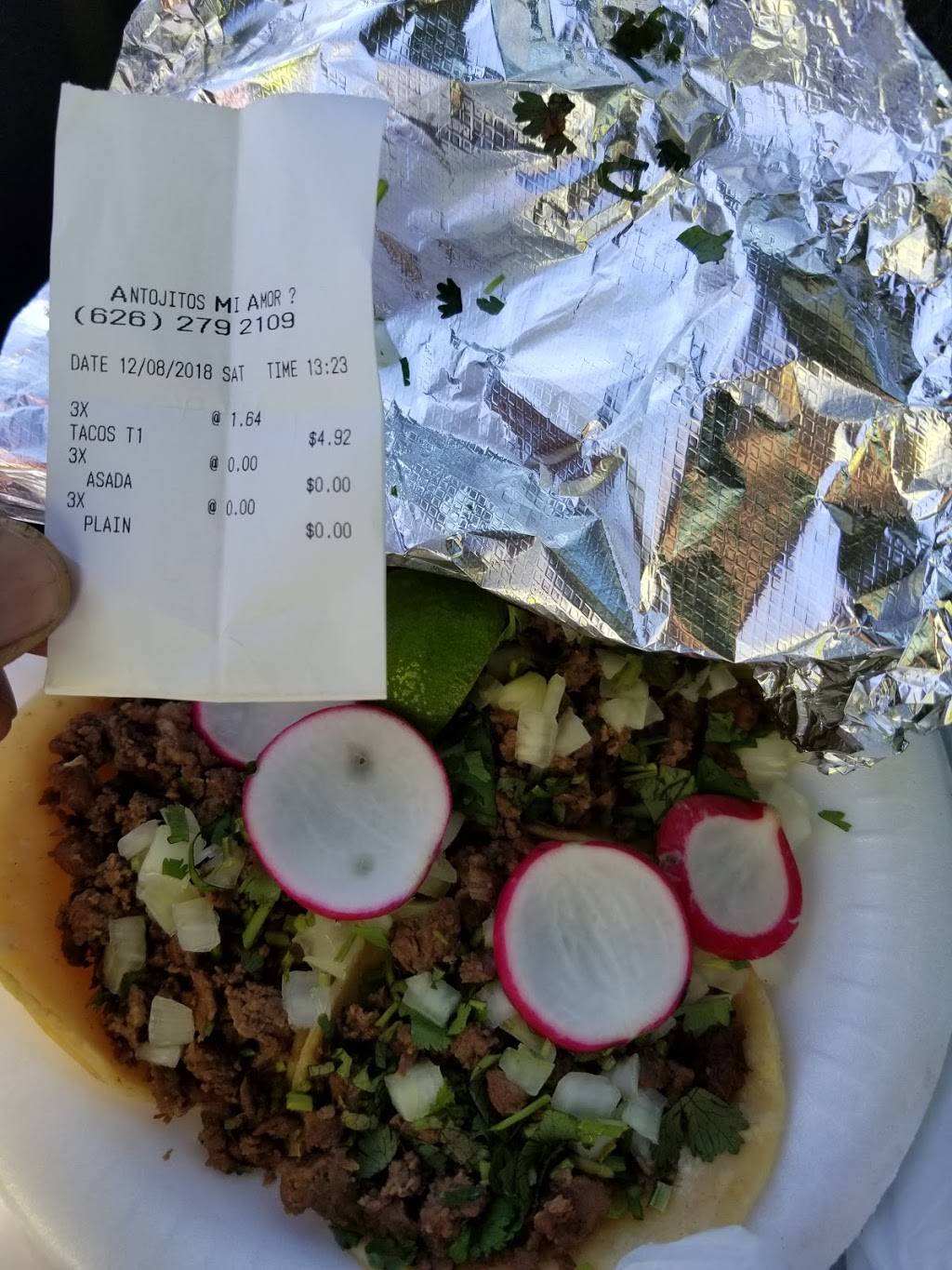 Antojitos | restaurant | 4721 1/2 Peck Rd, El Monte, CA 91732, USA | 6262792109 OR +1 626-279-2109