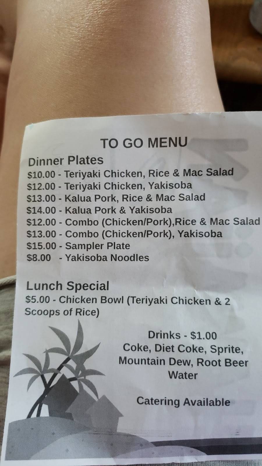 Hawaiian Plate | restaurant | St Helens, OR 97051, USA | 5039870808 OR +1 503-987-0808