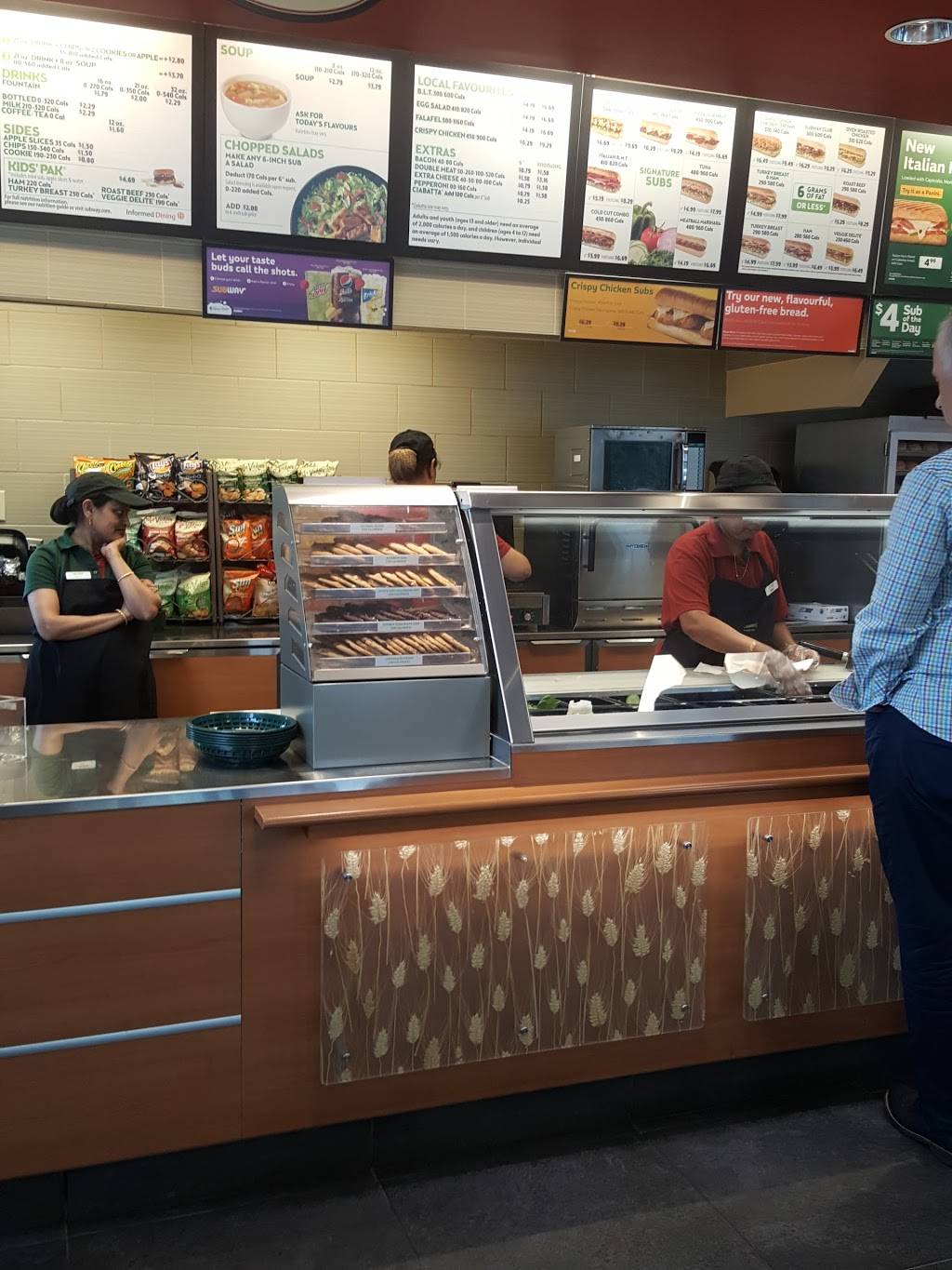 Subway | restaurant | 1375 Southdown Road Units 4 & 5, Mississauga, ON L5J 2Z1, Canada | 9058551317 OR +1 905-855-1317