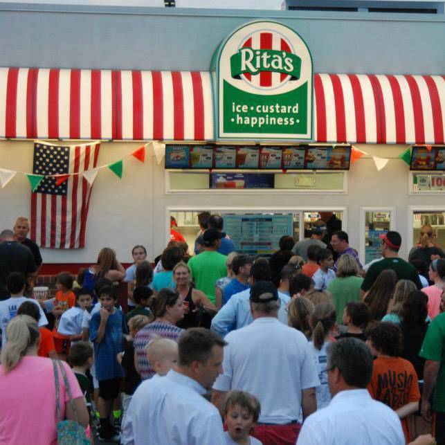 Ritas Italian Ice & Frozen Custard | restaurant | 567 Baltimore Annapolis Blvd, Severna Park, MD 21146, USA | 4106471265 OR +1 410-647-1265