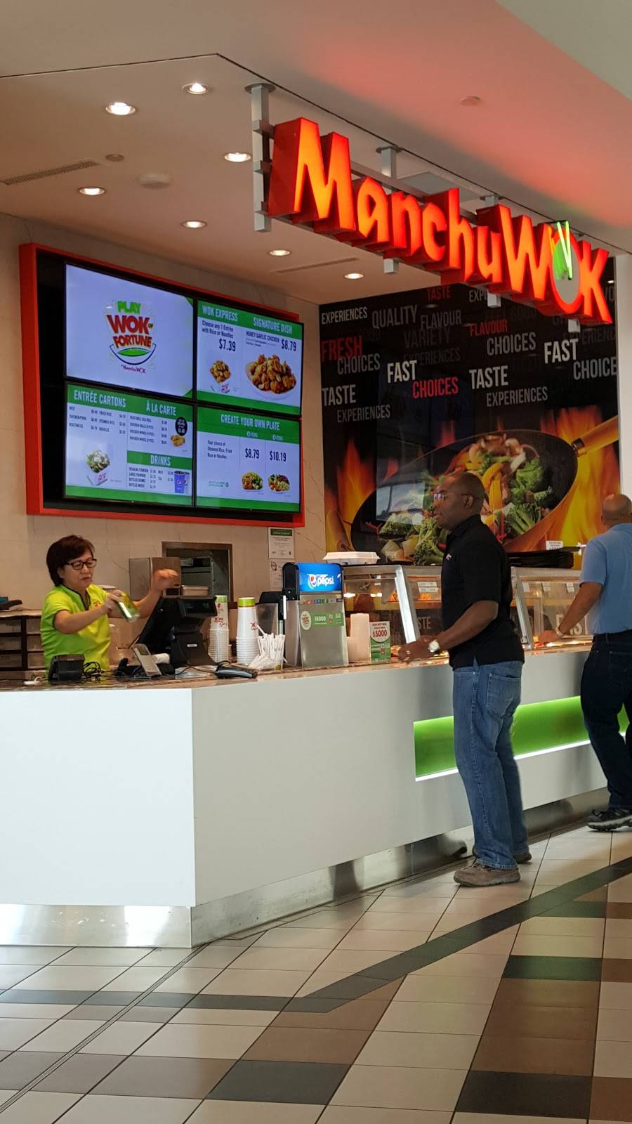 Manchu Wok | restaurant | 240 Leighland Ave, Oakville, ON L6H 3H6, Canada | 9058421098 OR +1 905-842-1098