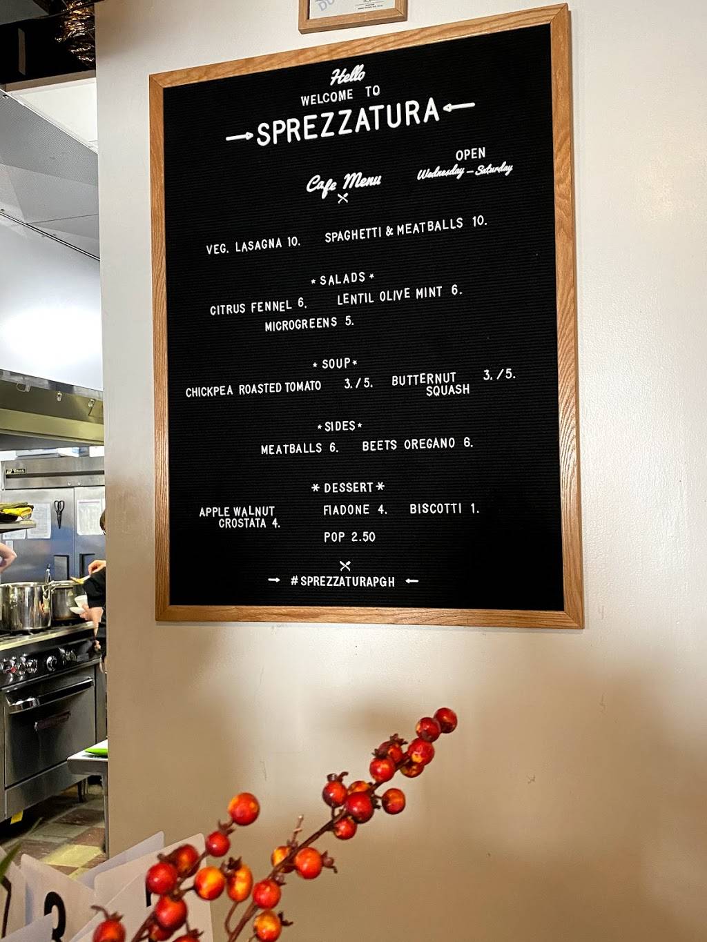 Sprezzatura | restaurant | 112 E Sherman St, Pittsburgh, PA 15209, USA | 4122664424 OR +1 412-266-4424