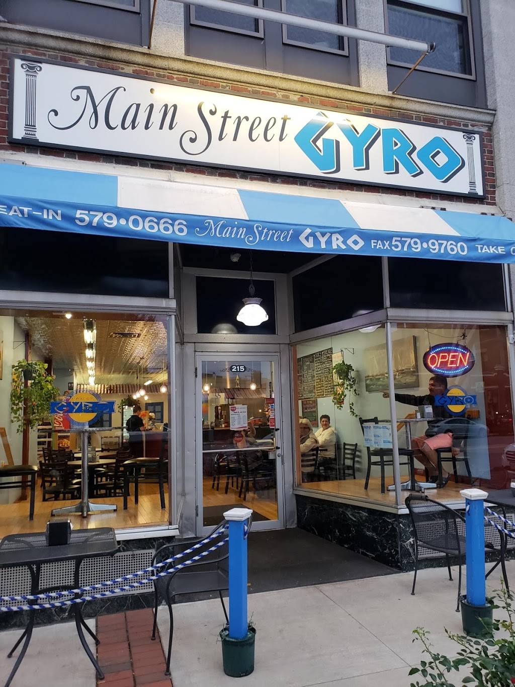 Main Street Gyro | restaurant | 215 Main St, Nashua, NH 03060, USA | 6035790666 OR +1 603-579-0666