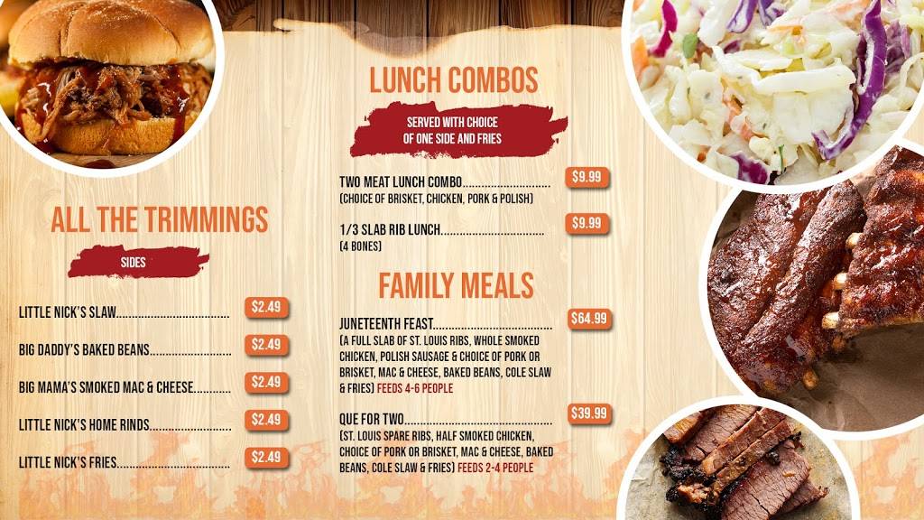 Little Nicks BBQ | restaurant | 3118 Auburn St, Rockford, IL 61101, USA | 8156974227 OR +1 815-697-4227