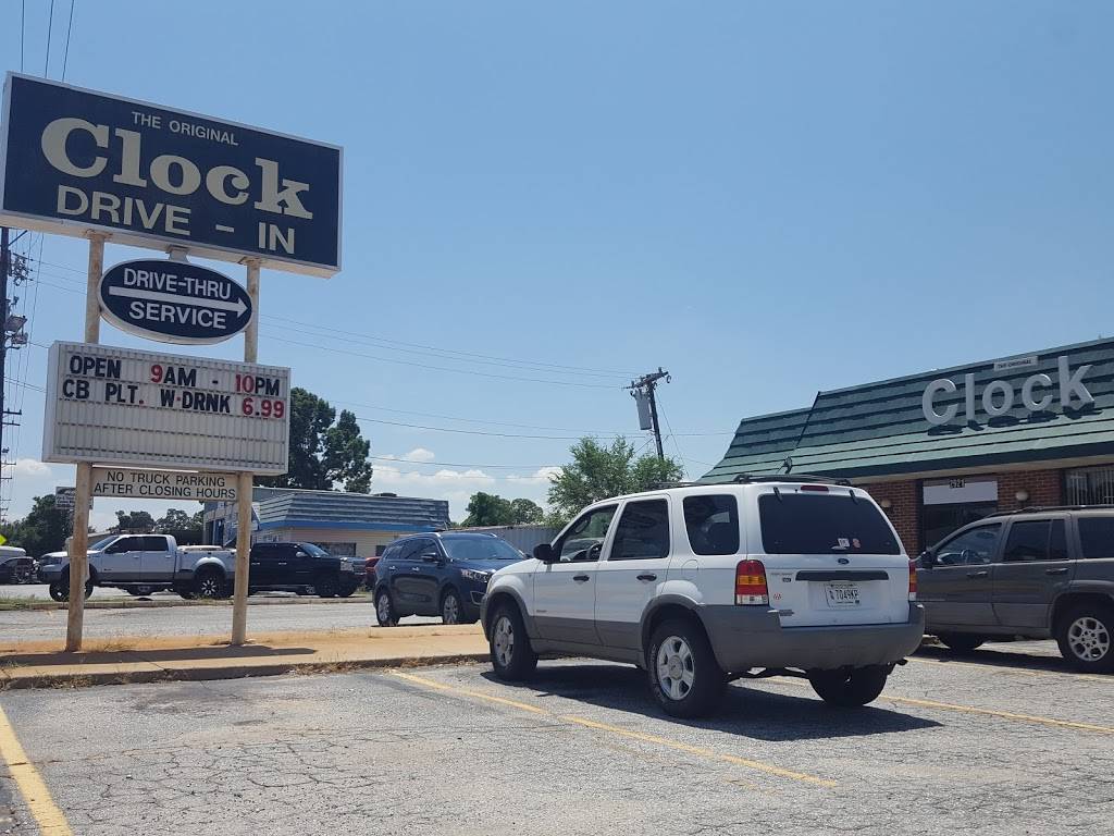 The Original Clock Drive - IN | restaurant | 2921 White Horse Rd, Greenville, SC 29611, USA | 8642697661 OR +1 864-269-7661