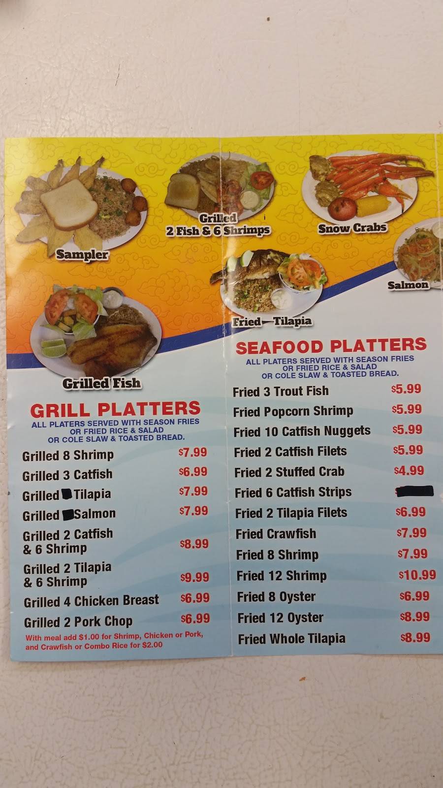 GCs Seafood and Grill | restaurant | 9795 Beechnut St a, Houston, TX 77036, USA | 7139817410 OR +1 713-981-7410