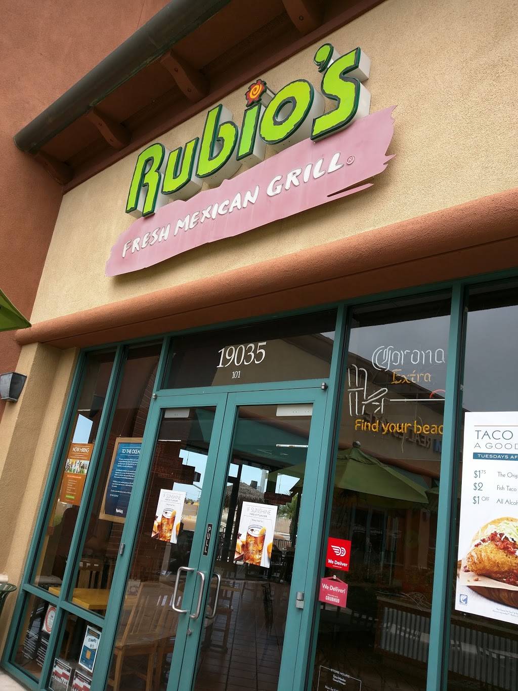 Rubios | restaurant | 19035 Goldenwest St #101, Huntington Beach, CA 92648, USA | 7145369109 OR +1 714-536-9109
