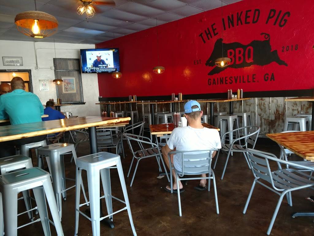 The Inked Pig BBQ | restaurant | 893 Main St SW, Gainesville, GA 30501, USA | 6786965611 OR +1 678-696-5611