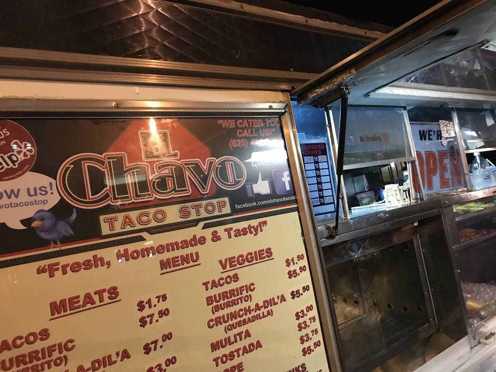 El Chavo Taco Stop | restaurant | 5723001015, Pasadena, CA 91103, USA | 6264219587 OR +1 626-421-9587
