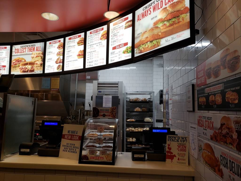 Arbys | restaurant | 9222 Potranco Rd, San Antonio, TX 78251, USA | 2103621590 OR +1 210-362-1590