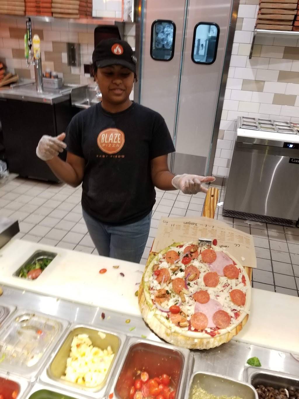 Blaze Pizza | restaurant | 10877 E, Foothill Blvd Ste. 110, Rancho Cucamonga, CA 91729, USA | 9094361023 OR +1 909-436-1023