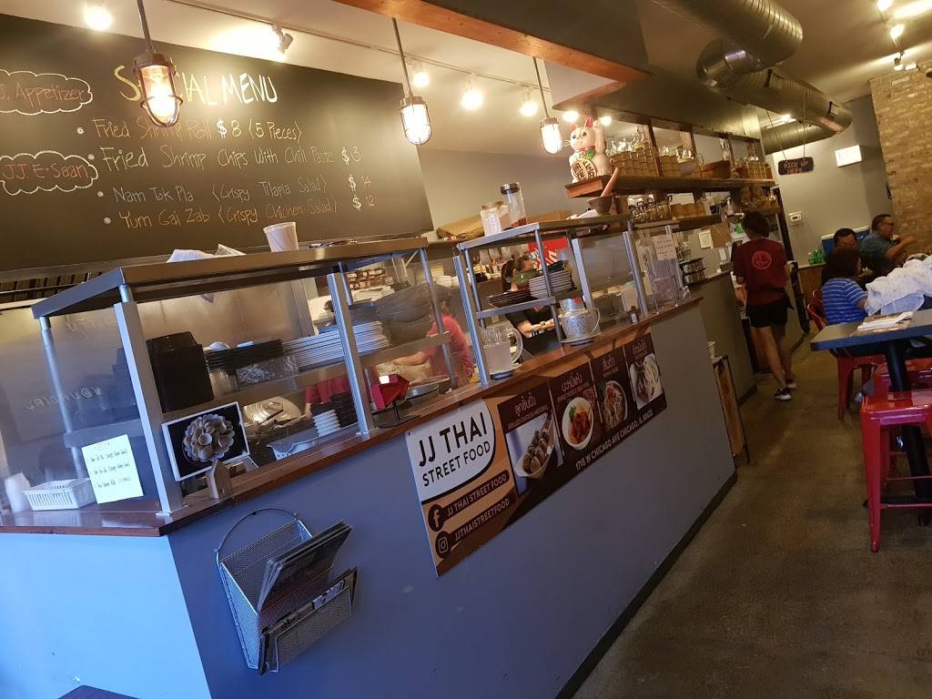 JJ Thai Street Food | restaurant | 1715 W Chicago Ave, Chicago, IL 60622, USA | 3129294435 OR +1 312-929-4435