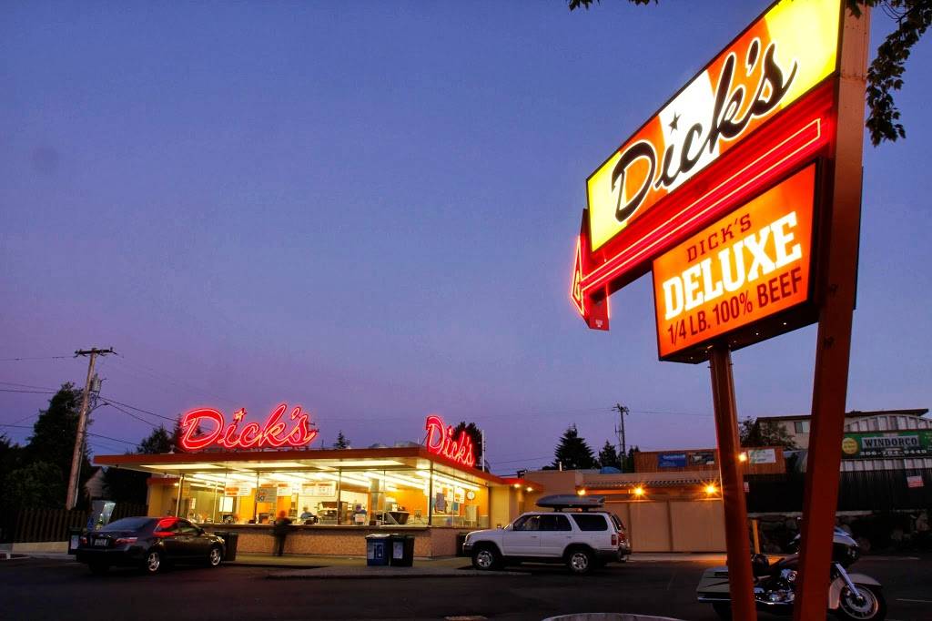 Dicks Drive-In | restaurant | 9208 Holman Rd NW, Seattle, WA 98117, USA | 2067835233 OR +1 206-783-5233
