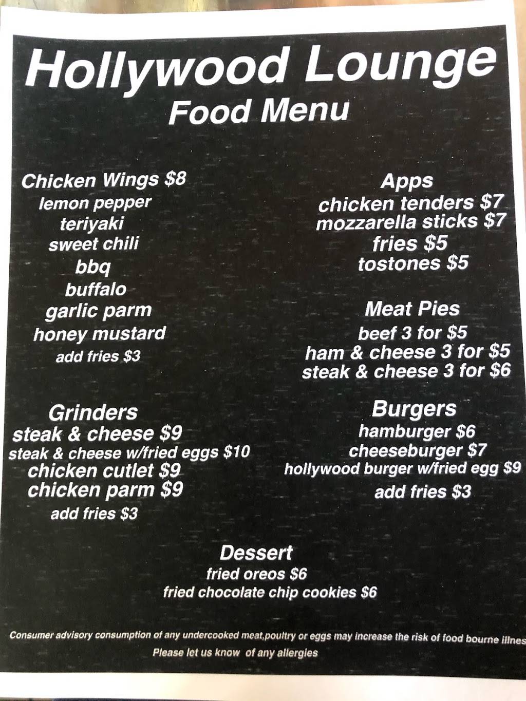 Hollywood Lounge | restaurant | 1759 Mineral Spring Ave, North Providence, RI 02904, USA | 4016324647 OR +1 401-632-4647