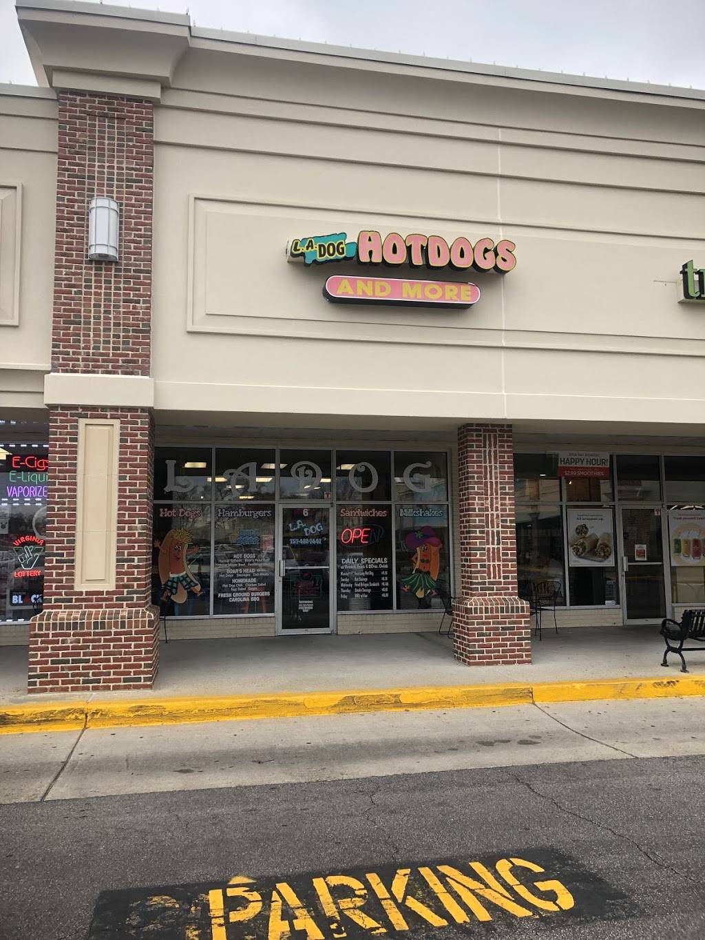 LA Dog | restaurant | 237 S Battlefield Blvd Ste. 6, Chesapeake, VA 23322, USA | 7574827447 OR +1 757-482-7447