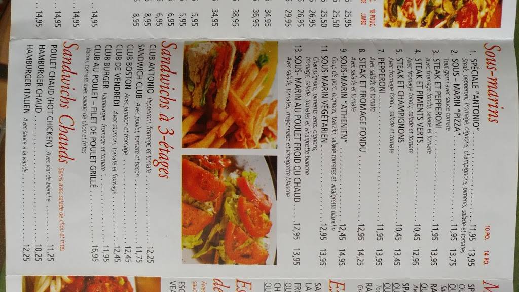 Antonio Pizzeria Restaurant | restaurant | 169 Rue Salaberry O, Salaberry-de-Valleyfield, QC J6T 2H8, Canada | 4503737103 OR +1 450-373-7103