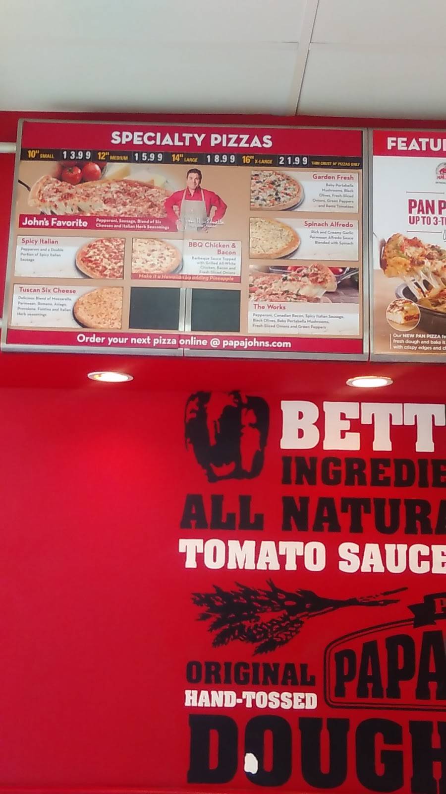 Papa Johns Pizza | restaurant | 2119 1st Avenue, New York, NY 10029, USA | 2129967272 OR +1 212-996-7272