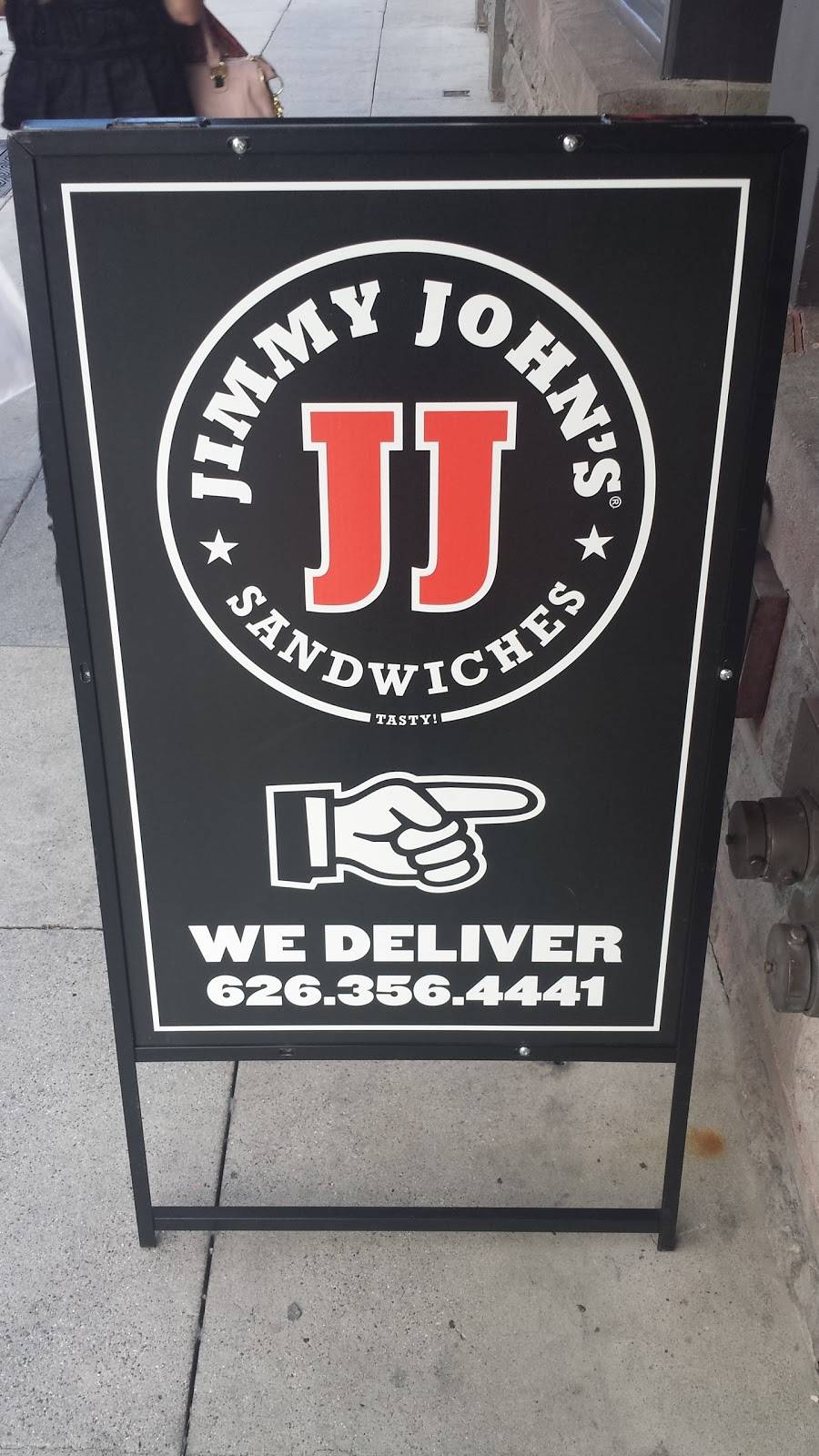 Jimmy Johns | meal delivery | 10 N Raymond Ave, Pasadena, CA 91103, USA | 6263564441 OR +1 626-356-4441