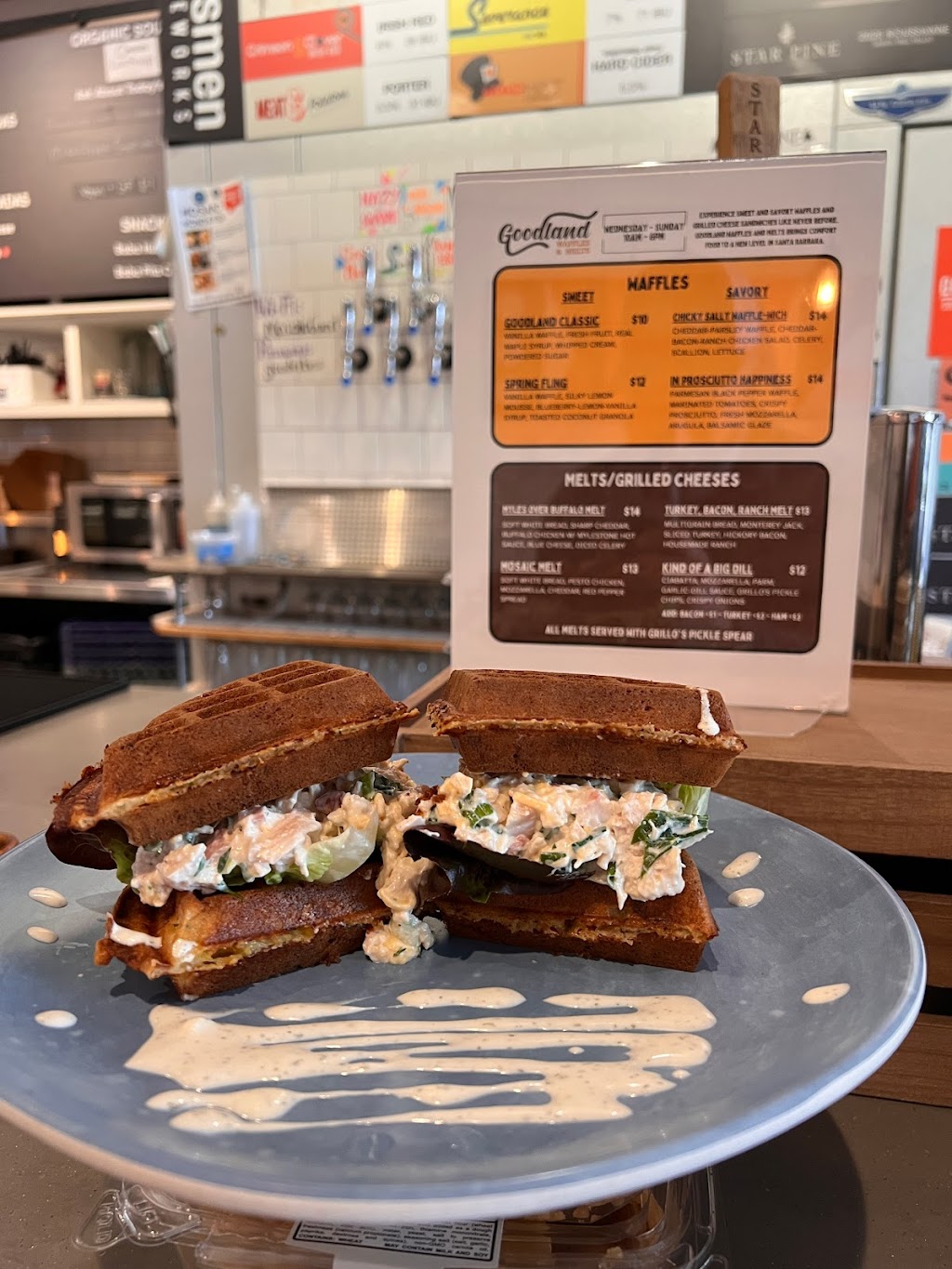 Goodland Waffles and Melts | restaurant | 1131 State St, Santa Barbara, CA 93101, USA | 8055392986 OR +1 805-539-2986
