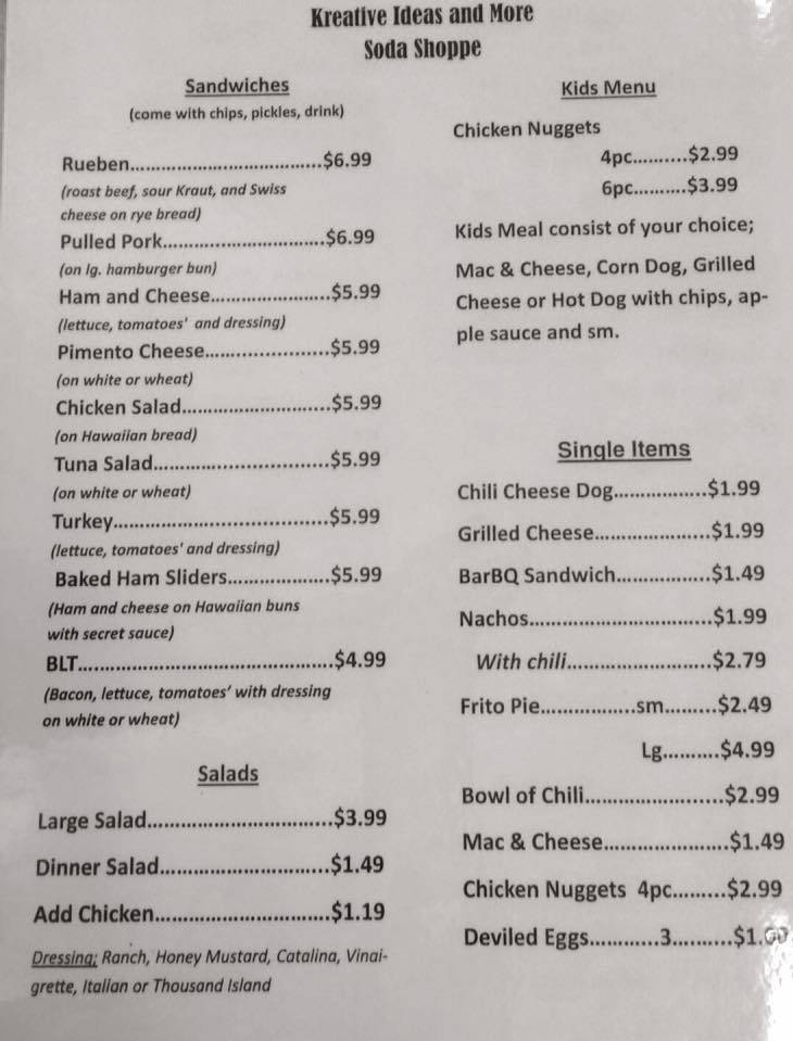 Soda Shoppe | restaurant | 101 N Sherman St, Mexia, TX 76667, USA | 2544725059 OR +1 254-472-5059