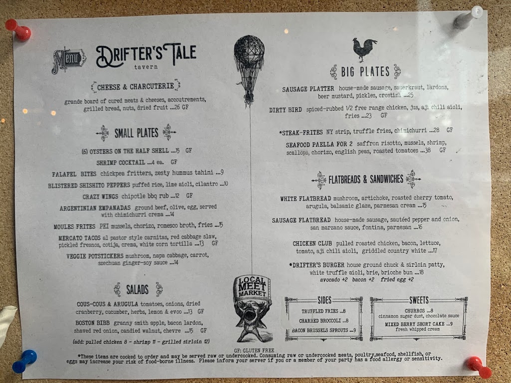 Drifters Tale | restaurant | 1281 Cambridge St, Cambridge, MA 02139, USA | 6177145712 OR +1 617-714-5712