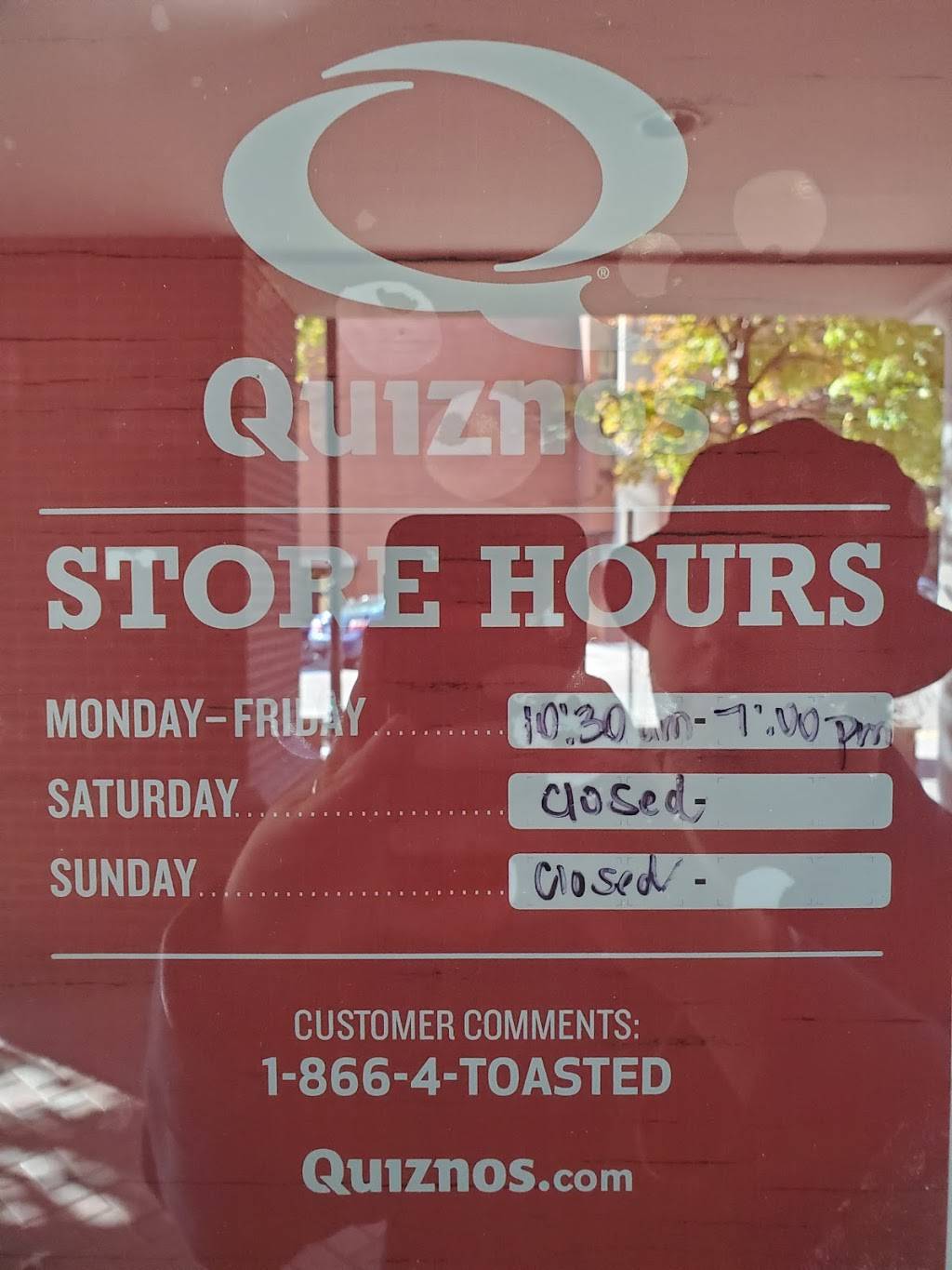 Quiznos | restaurant | 1517 White Ave, Knoxville, TN 37916, USA | 8659743573 OR +1 865-974-3573