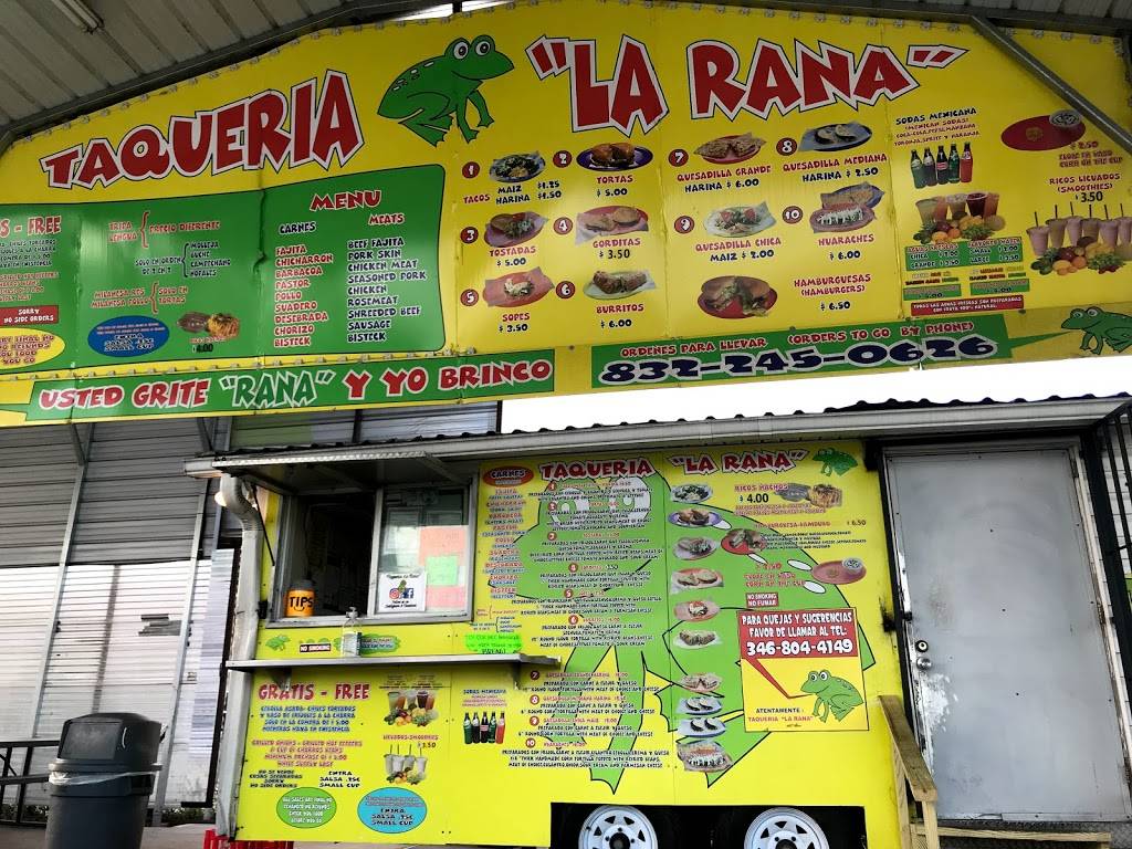 Taqueria La Rana | restaurant | 8670 1/2 Antoine Dr, Houston, TX 77088, USA | 8322450626 OR +1 832-245-0626