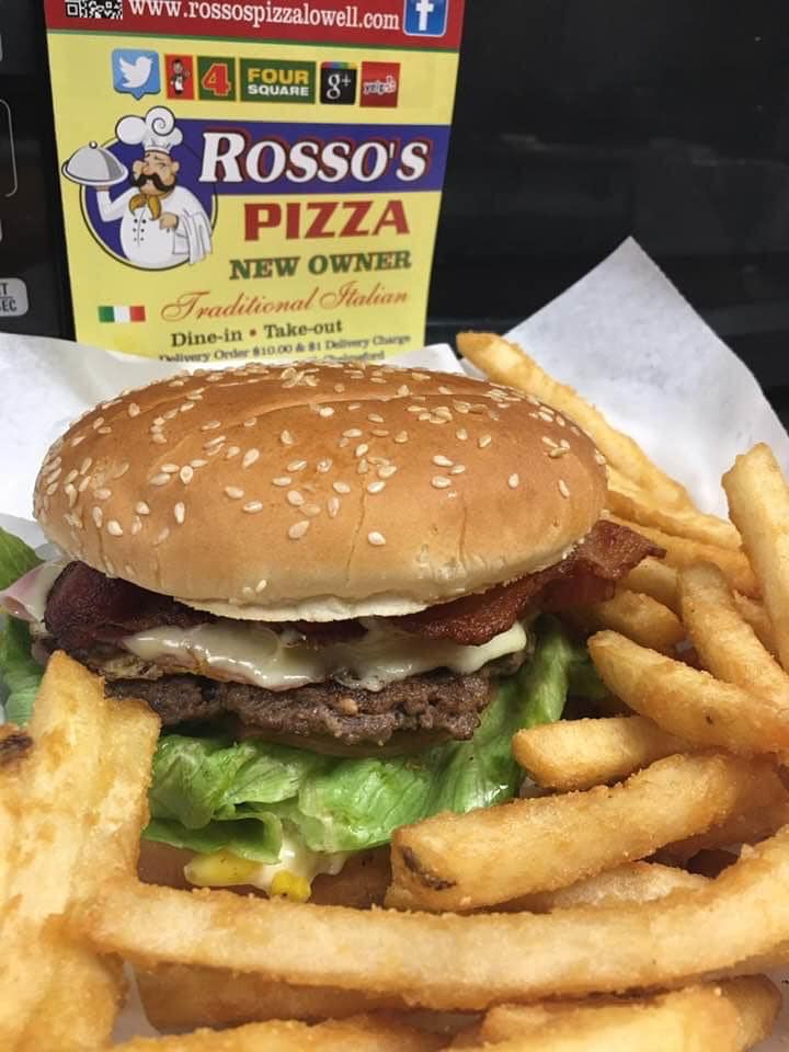 Rossos Pizza & BBQ | restaurant | 1275 Pawtucket Blvd, Lowell, MA 01854, USA | 9784536000 OR +1 978-453-6000