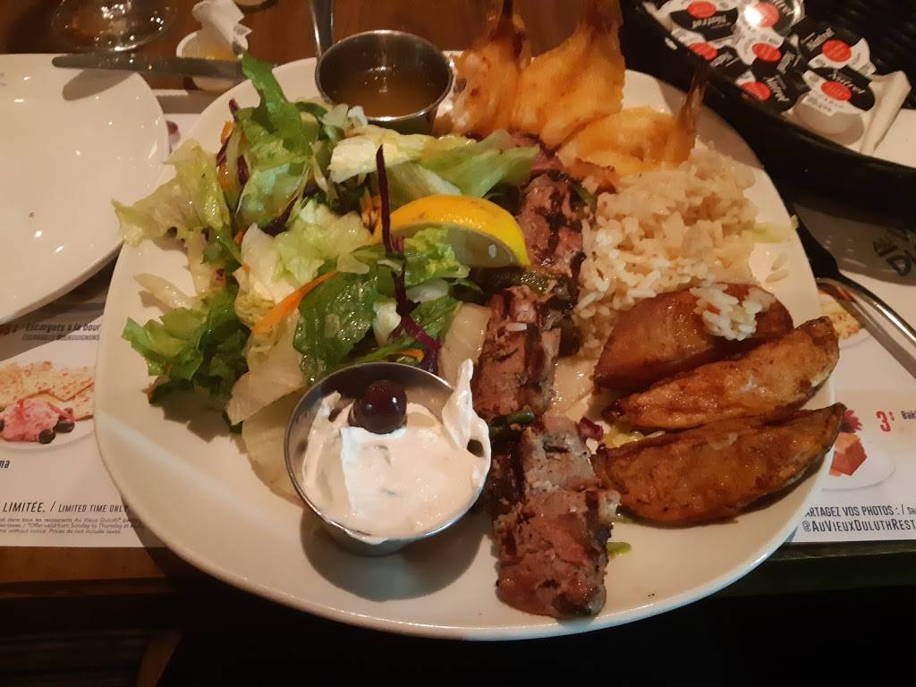 Restaurant Au Vieux Duluth | restaurant | 3333 du Carrefour Promenades, Beauport, QC G1C 5R9, Canada | 4189145591 OR +1 418-914-5591
