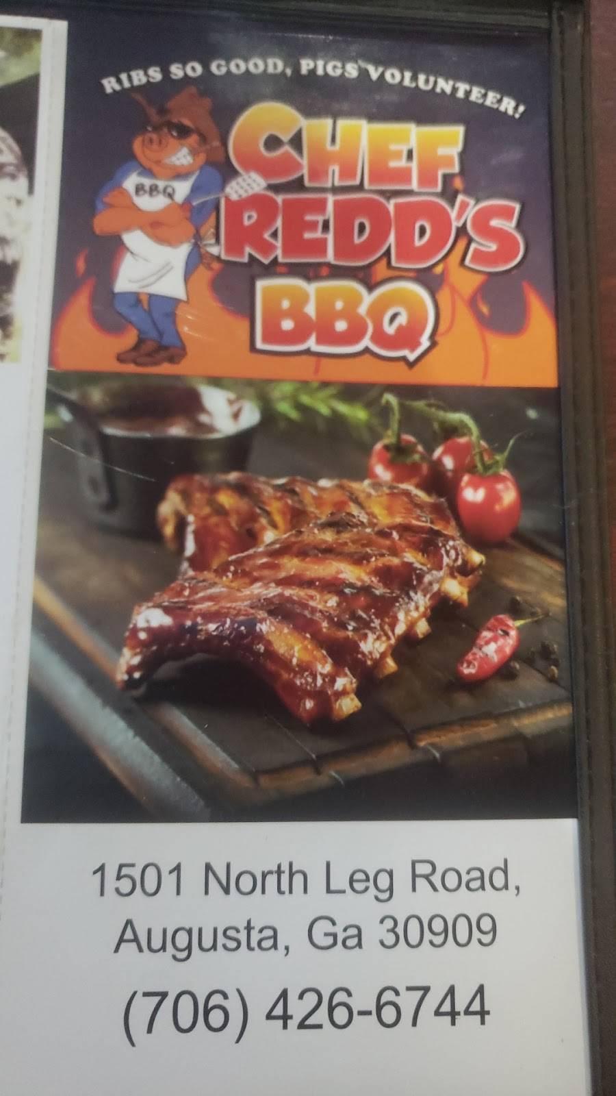 Chef Redds BBQ | restaurant | 1501 N Leg Rd, Augusta, GA 30909, USA | 7064962638 OR +1 706-496-2638