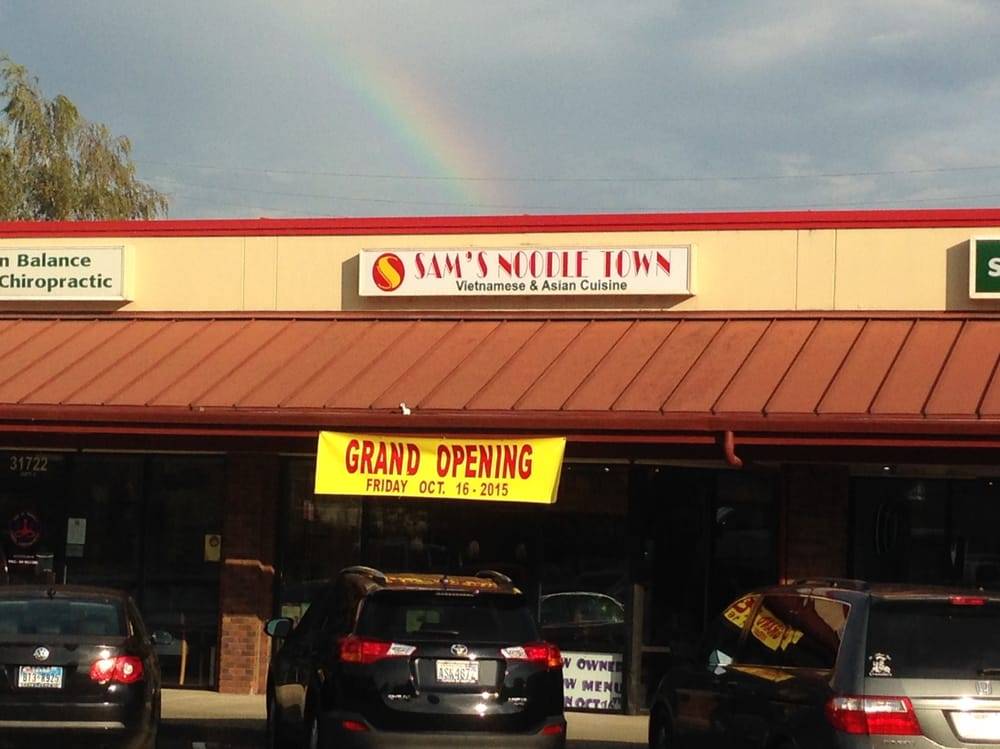 Sams Noodle Town | restaurant | 31722 E Eugene St #7, Carnation, WA 98014, USA | 4253336288 OR +1 425-333-6288