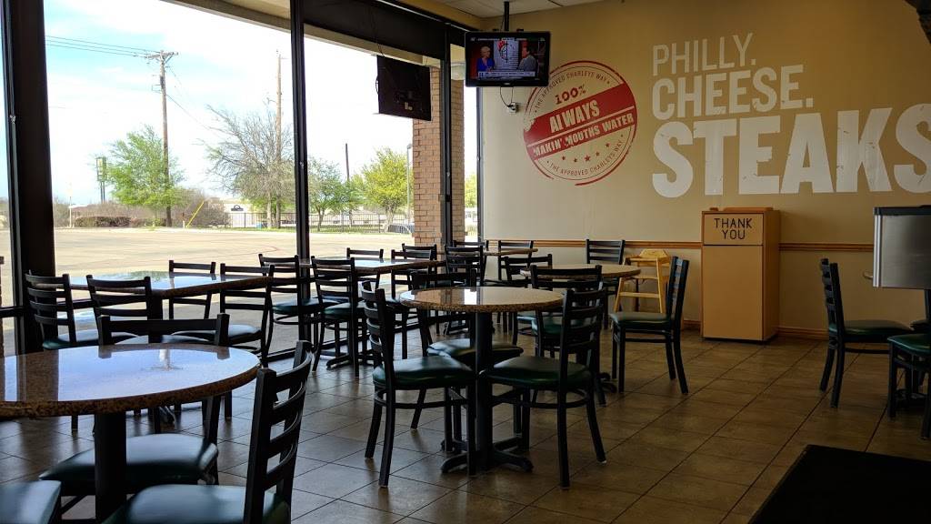 Charleys Philly Steaks | restaurant | 3730 E, US-80, Mesquite, TX 75149, USA | 9722887383 OR +1 972-288-7383