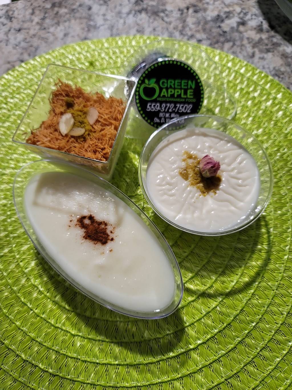 Green Apple Mediterranean Restaurant | restaurant | 110 W Main St Ste D, Visalia, CA 93291, USA | 5593727502 OR +1 559-372-7502