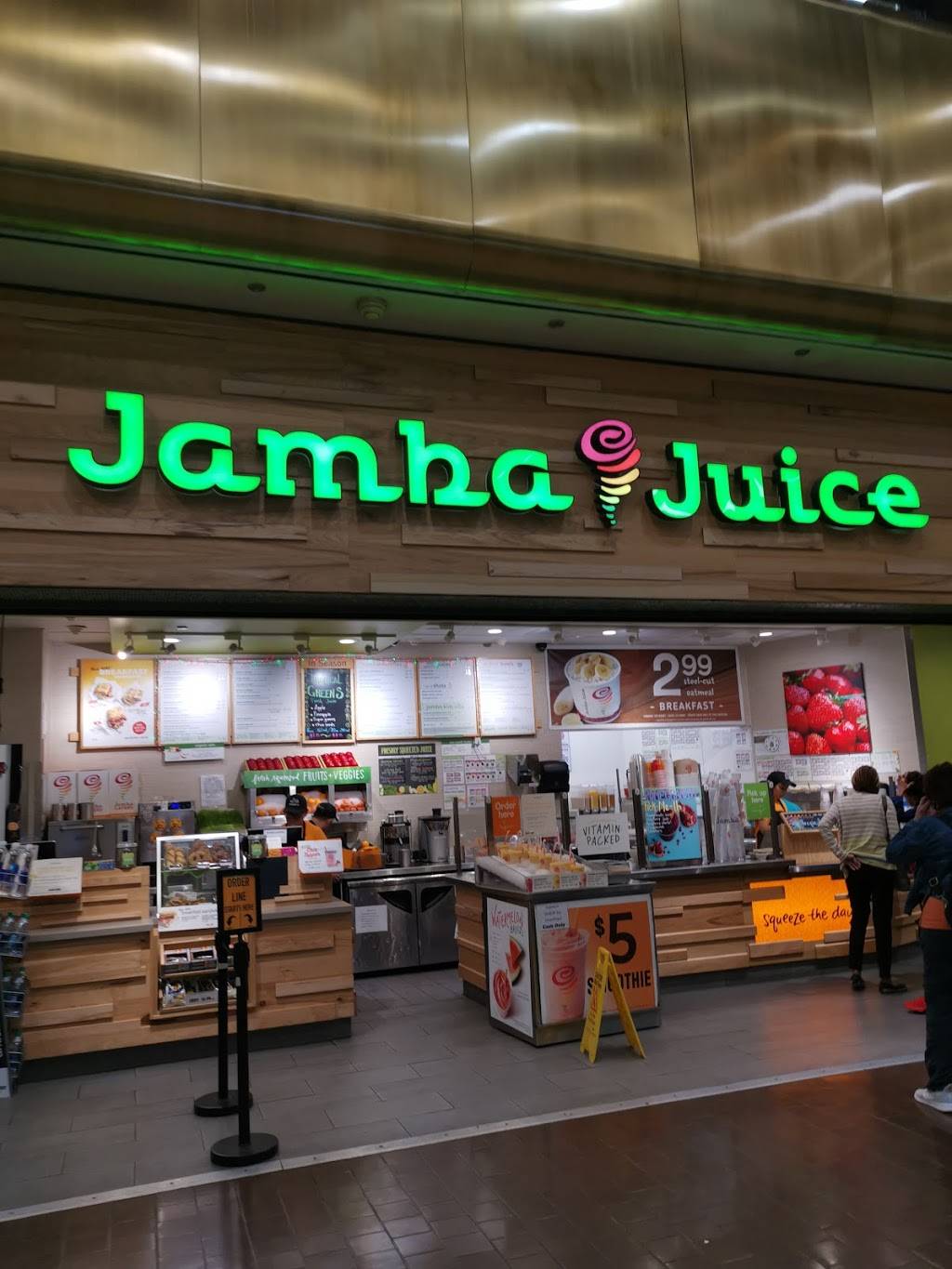 Jamba | restaurant | 1 Penn Station, Amtrak Level, New York, NY 10001, USA | 2126952602 OR +1 212-695-2602