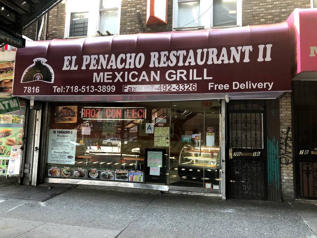El Penacho Mexican Grill 11 | restaurant | 7816 New Utrecht Ave, Brooklyn, NY 11214, USA | 7185133899 OR +1 718-513-3899