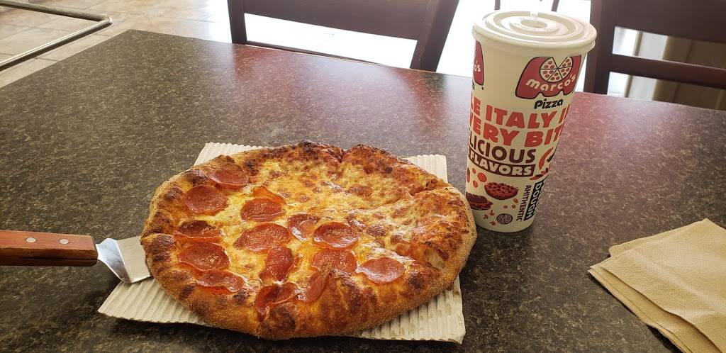 Marcos Pizza | meal delivery | 8415 Cheswick Oak Ave, Jacksonville, FL 32244, USA | 9047711313 OR +1 904-771-1313