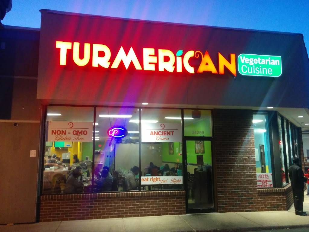 Turmerican Vegetarian Cuisine | restaurant | 24259 Novi Rd, Novi, MI 48375, USA | 2483053357 OR +1 248-305-3357