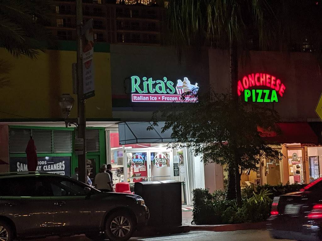 Ritas Italian Ice & Frozen Custard | restaurant | 9461 Harding Ave, Surfside, FL 33154, USA | 3056145355 OR +1 305-614-5355