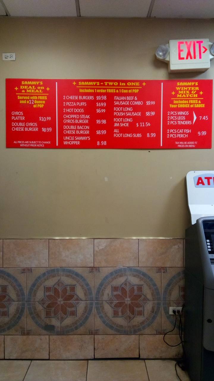 Sammys Grill & Restaurant | restaurant | 6359 S King Dr, Chicago, IL 60637, USA | 7739557900 OR +1 773-955-7900