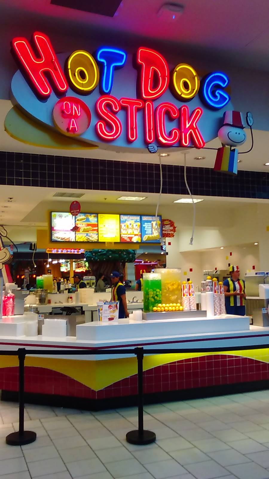 Hot Dog on a Stick | restaurant | Stick Vintage Faire Mall, 3401 Dale Rd #443, Modesto, CA 95356, USA | 2095272108 OR +1 209-527-2108