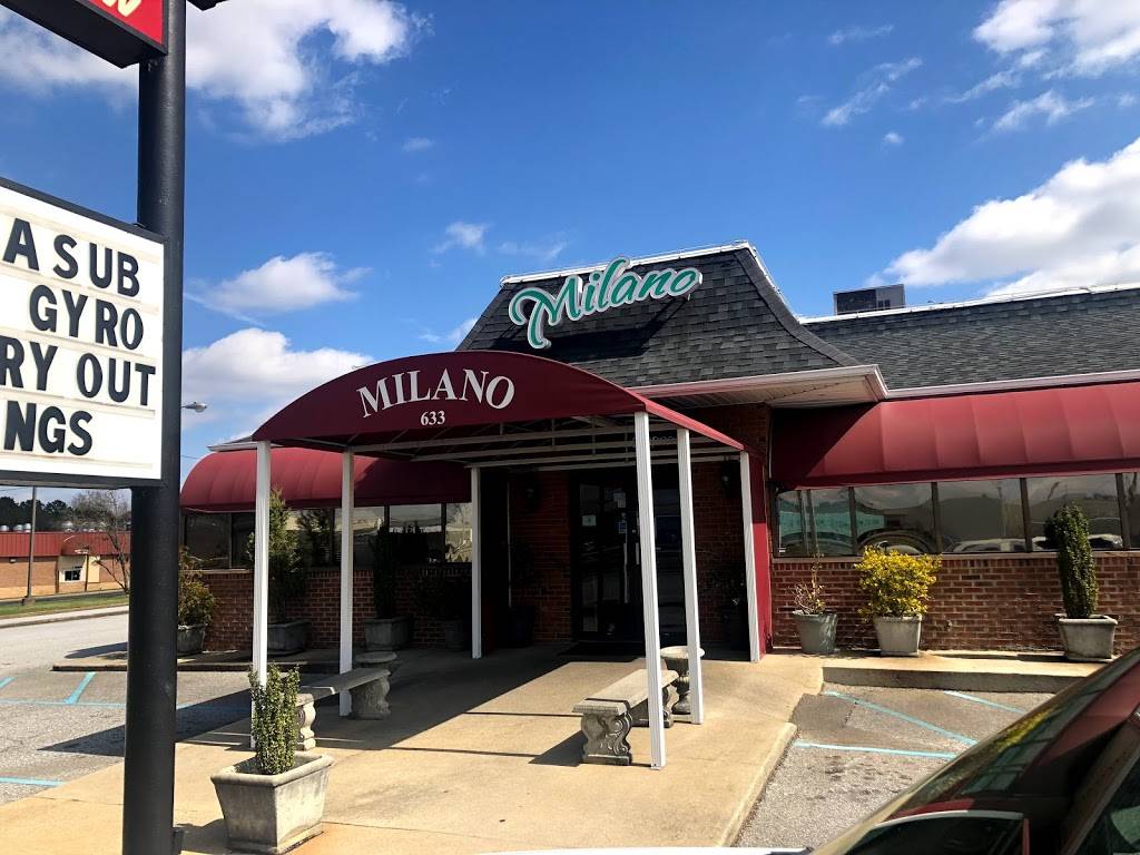 Milano Pizzeria & Restaurant | restaurant | 633 SE Main St, Simpsonville, SC 29681, USA | 8649620777 OR +1 864-962-0777