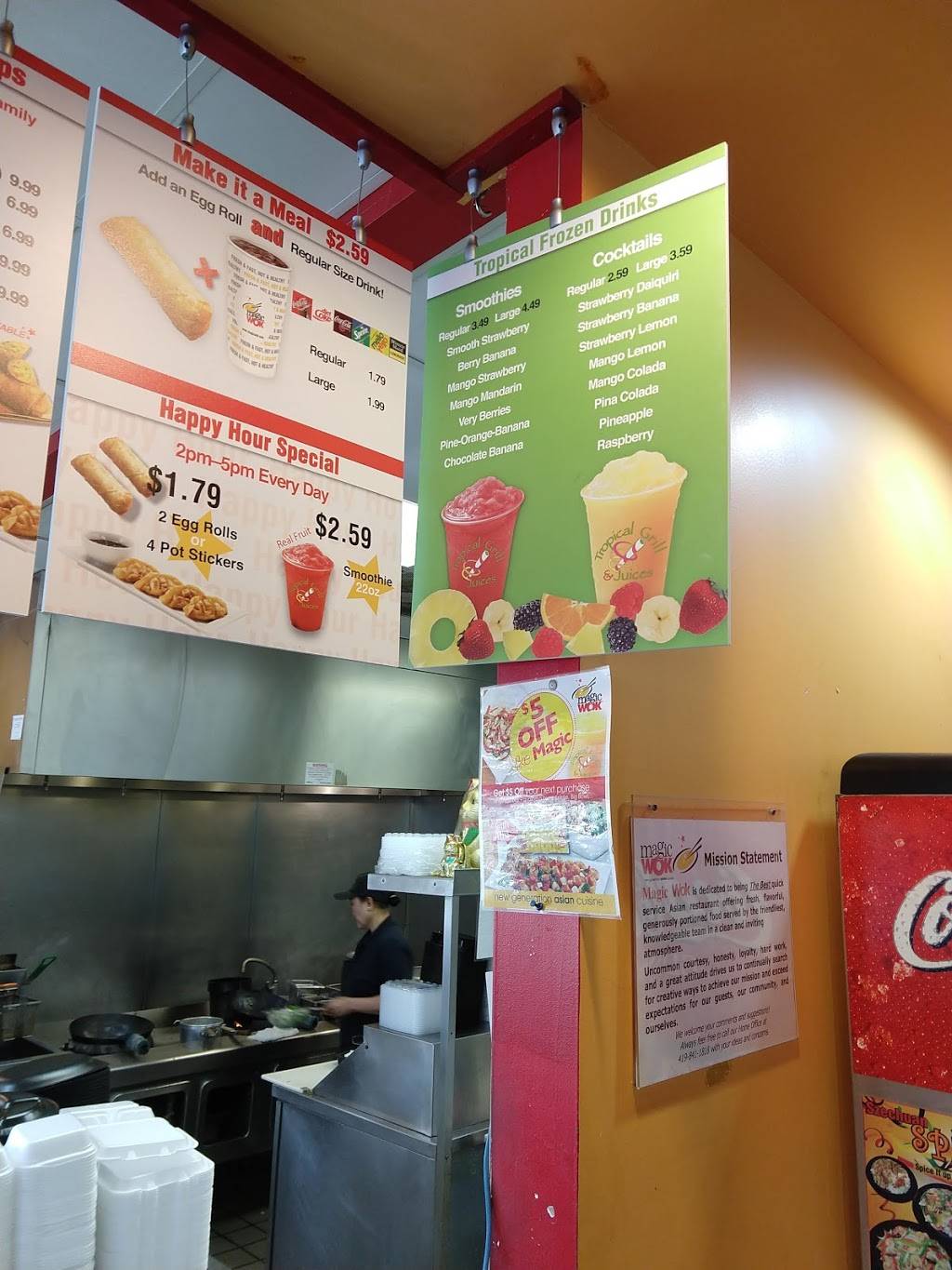 Magic Wok | restaurant | 7300 Secor Rd, Lambertville, MI 48144, USA | 7348548280 OR +1 734-854-8280