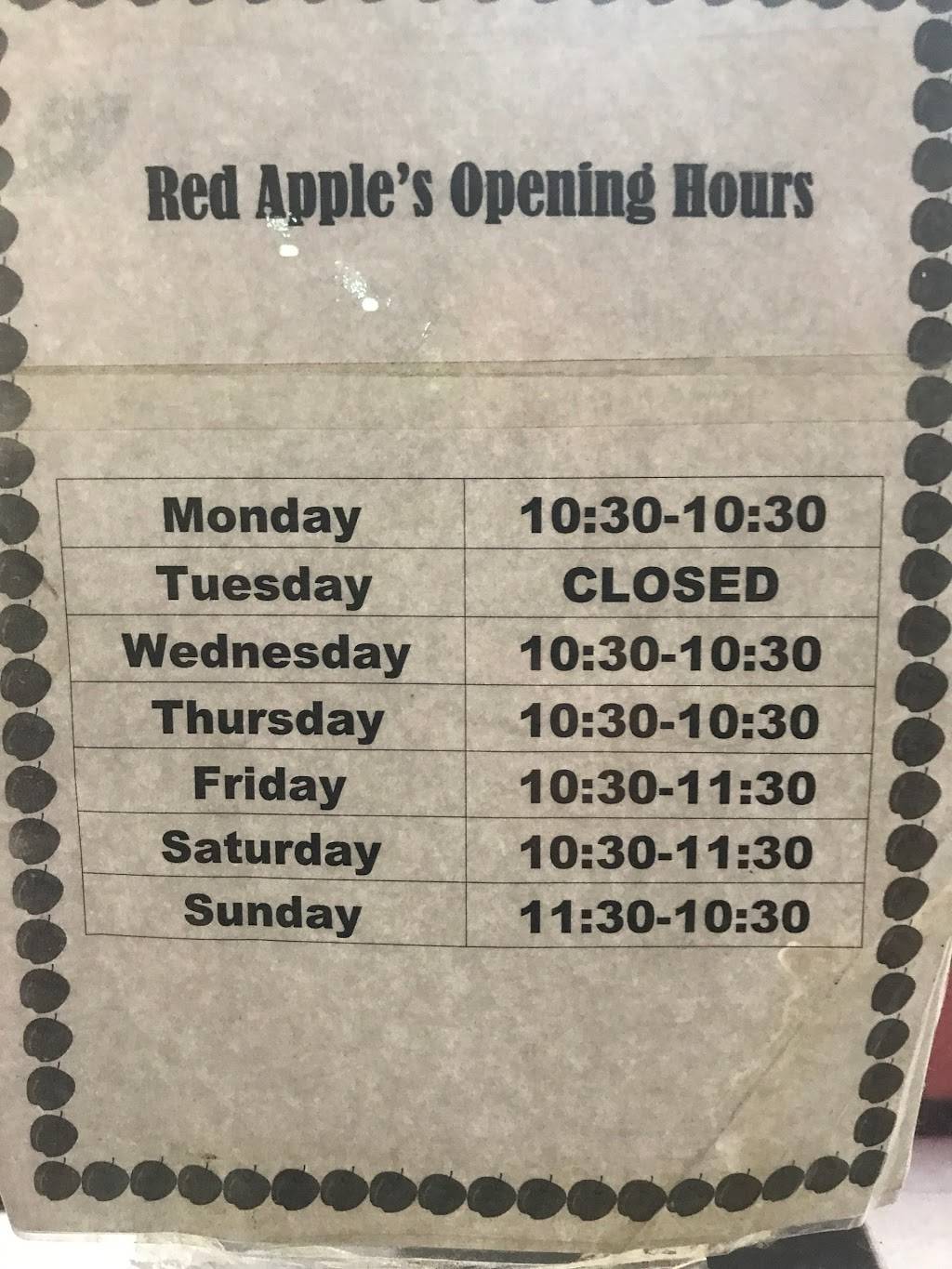 Red Apple | restaurant | 104 W Jersey St, Elizabeth, NJ 07202, USA | 9082896800 OR +1 908-289-6800