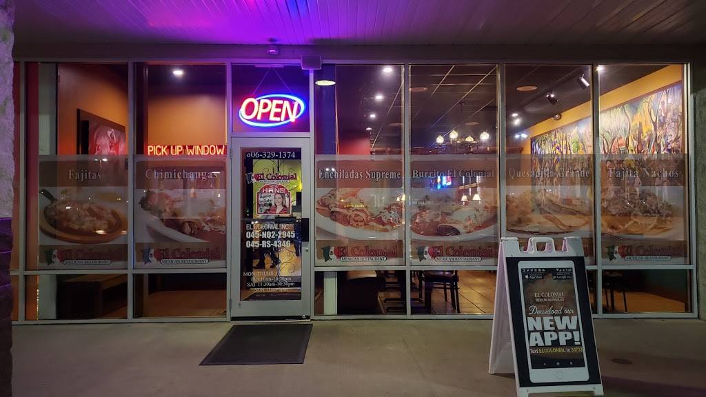 El Colonial | restaurant | 366 Diederich Blvd, Ashland, KY 41101, USA | 6063291374 OR +1 606-329-1374