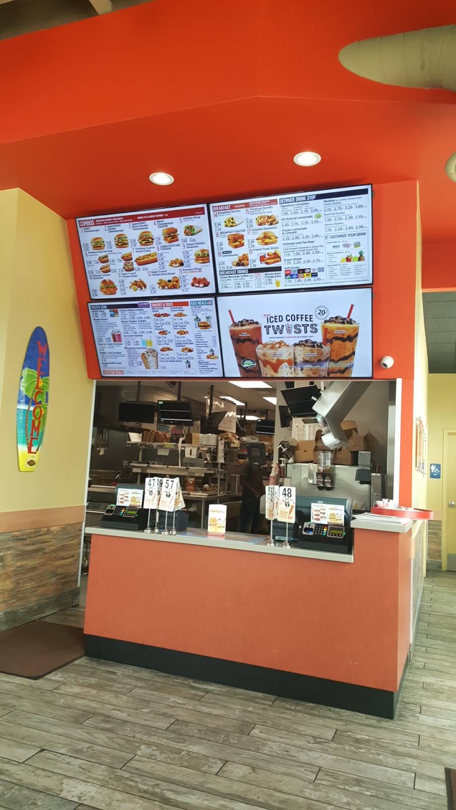 Sonic Drive-In | restaurant | 1038 Malabar Rd SE, Palm Bay, FL 32907, USA | 3219535853 OR +1 321-953-5853