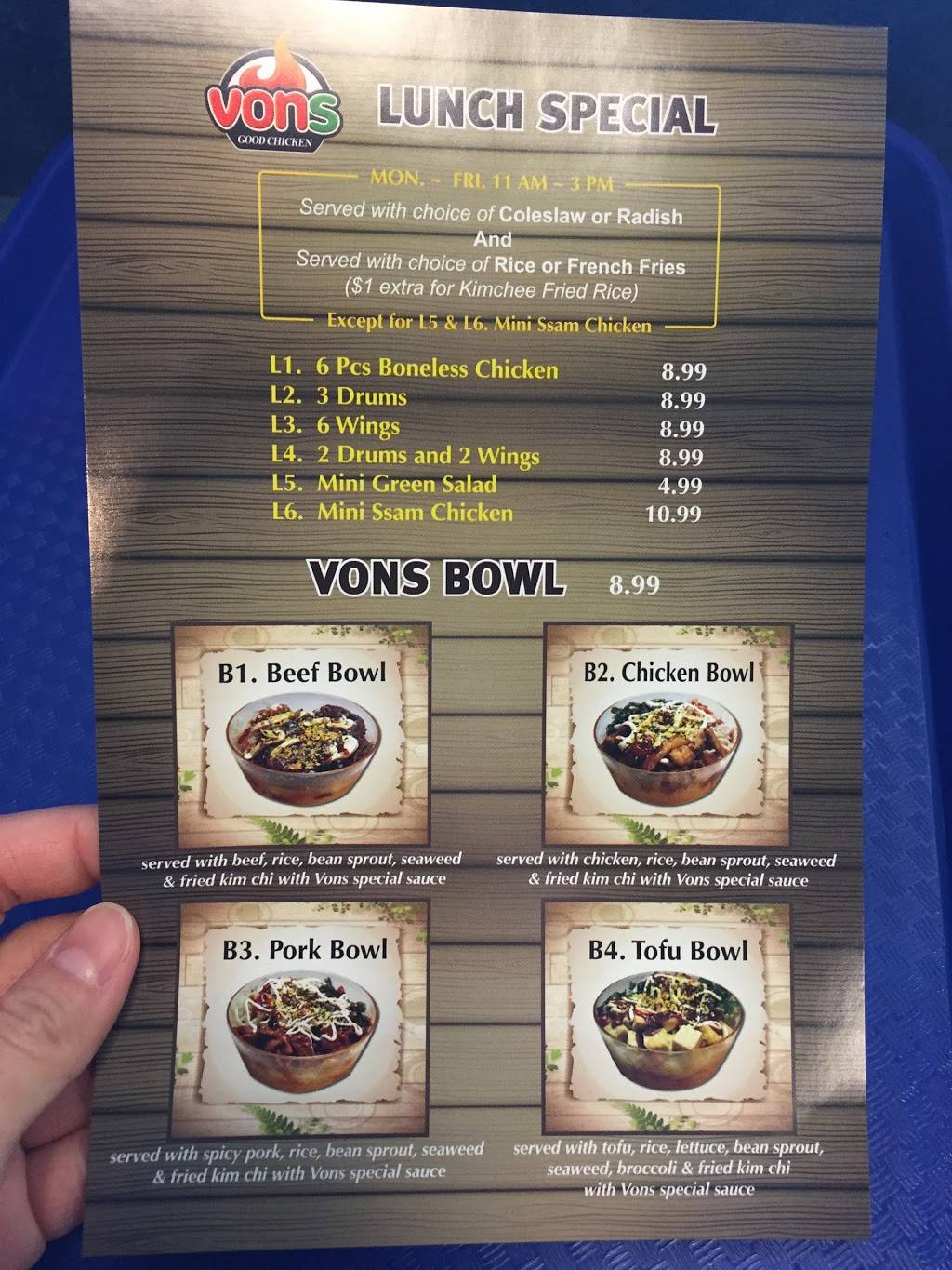 Vons Chicken San Jose | restaurant | 3730 N 1st St #145, San Jose, CA 95134, USA | 4087087081 OR +1 408-708-7081