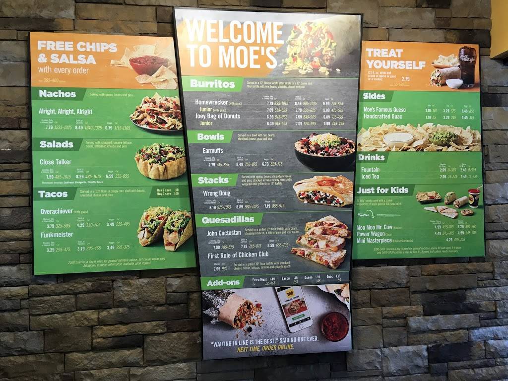 Moes Southwest Grill | restaurant | 2240 NW 19th St #1200b, Boca Raton, FL 33431, USA | 5613471750 OR +1 561-347-1750