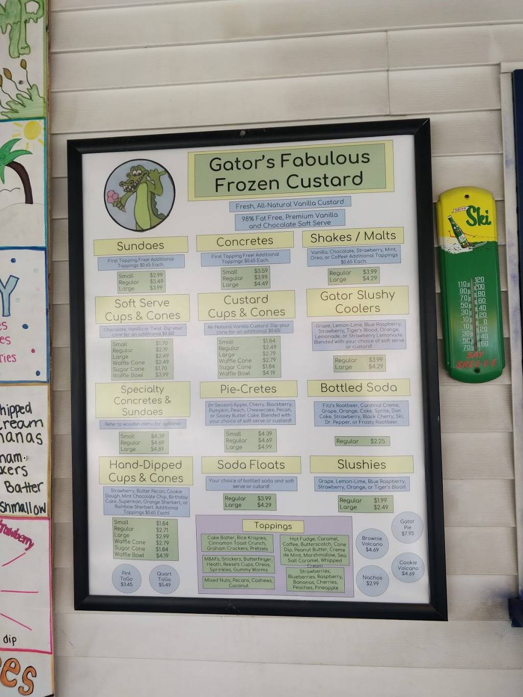 Gators Frozen Custard | restaurant | 406 W Hwy 50, OFallon, IL 62269, USA | 6186241944 OR +1 618-624-1944