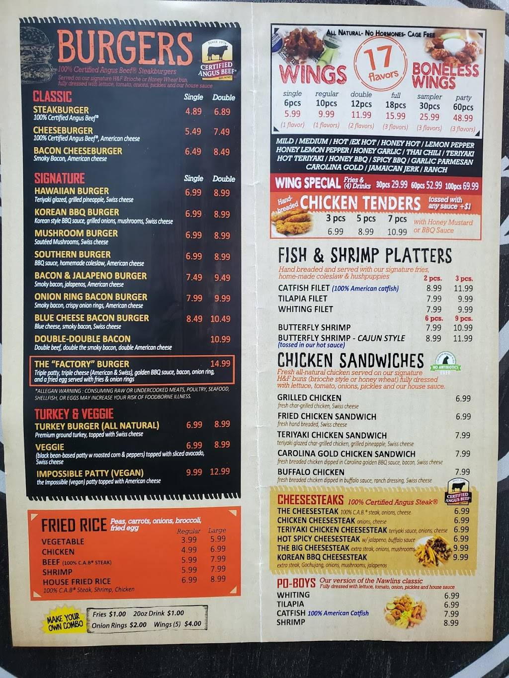 Wings and burger Decatur | restaurant | 3918 N Druid Hills Rd NE Suite C, Decatur, GA 30033, USA | 6787053773 OR +1 678-705-3773